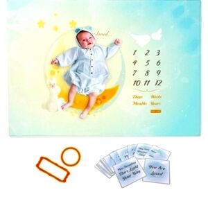 Large Baby Care Milestone Play Mat